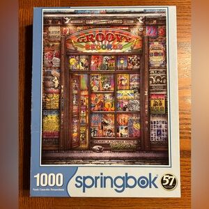 Springbok Groovy Records 1000-Piece Puzzle - Multicolor